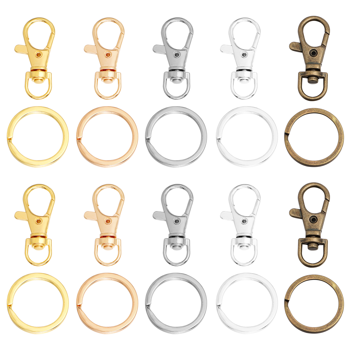 10Sets Alloy Swivel Lobster Cl - Jewelry Making Findings recensie en prijs