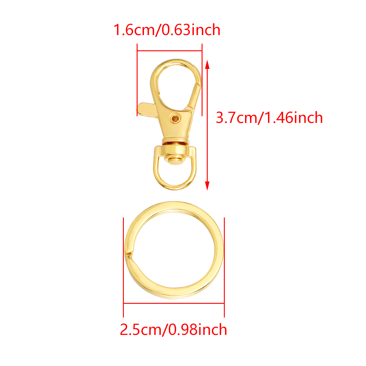 10Sets Alloy Swivel Lobster Cl - Jewelry Making Findings recensie en prijs
