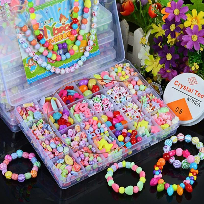 Girls DIY Bead Set Jewelry Mak - Jewelry Making Kit For Kids recensie en prijs